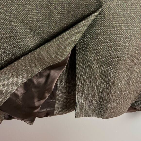 Brooks Brothers sport coat Men's 47 R tweed preppy brown green wool EXCELLENT - Picture 6 of 12